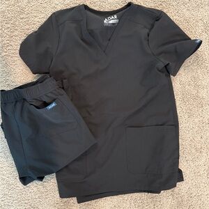 Adar Black Scrub Set